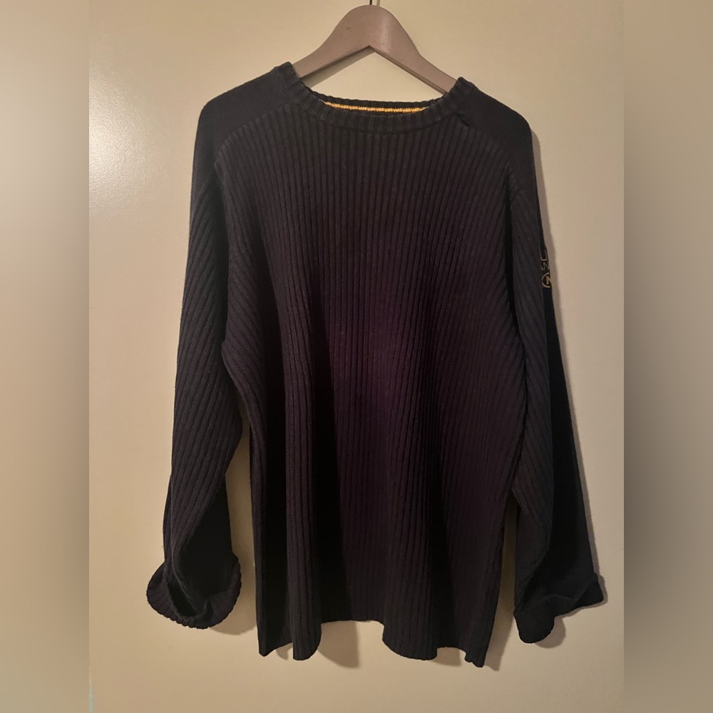 Nautica navy blue crew neck sweater, size large